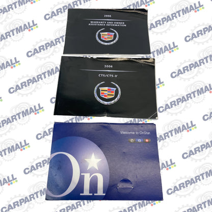2006 CADILLAC CTS WARRANTY OWNERS ASSISTANCE INFORMATION SET ONSTAR GUIDE OEM