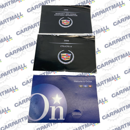 2006 CADILLAC CTS WARRANTY OWNERS ASSISTANCE INFORMATION SET ONSTAR GUIDE OEM