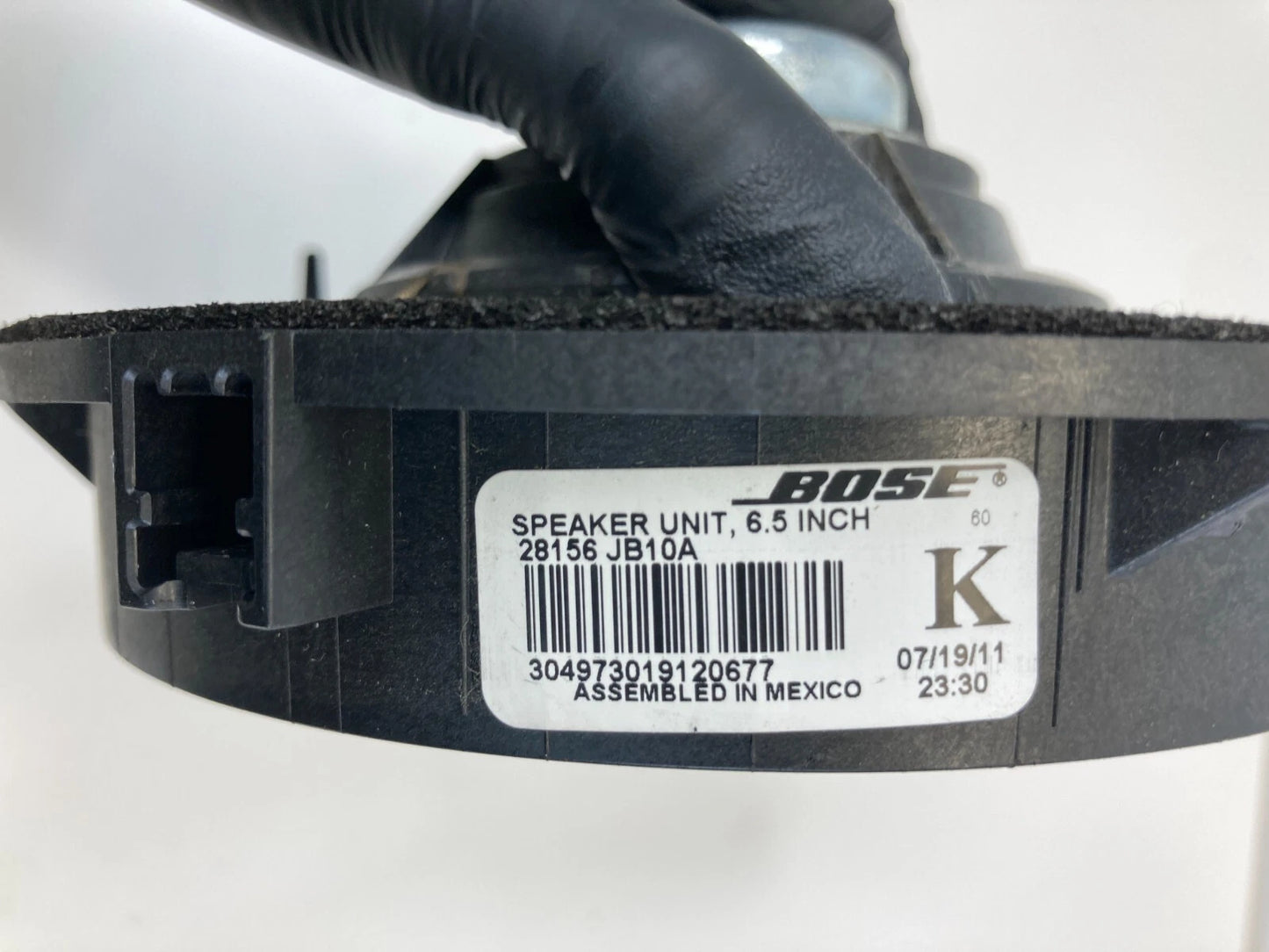 2009-2014 Nissan Maxima Rear Right Side Door Speaker Assembly 28156-JB10A