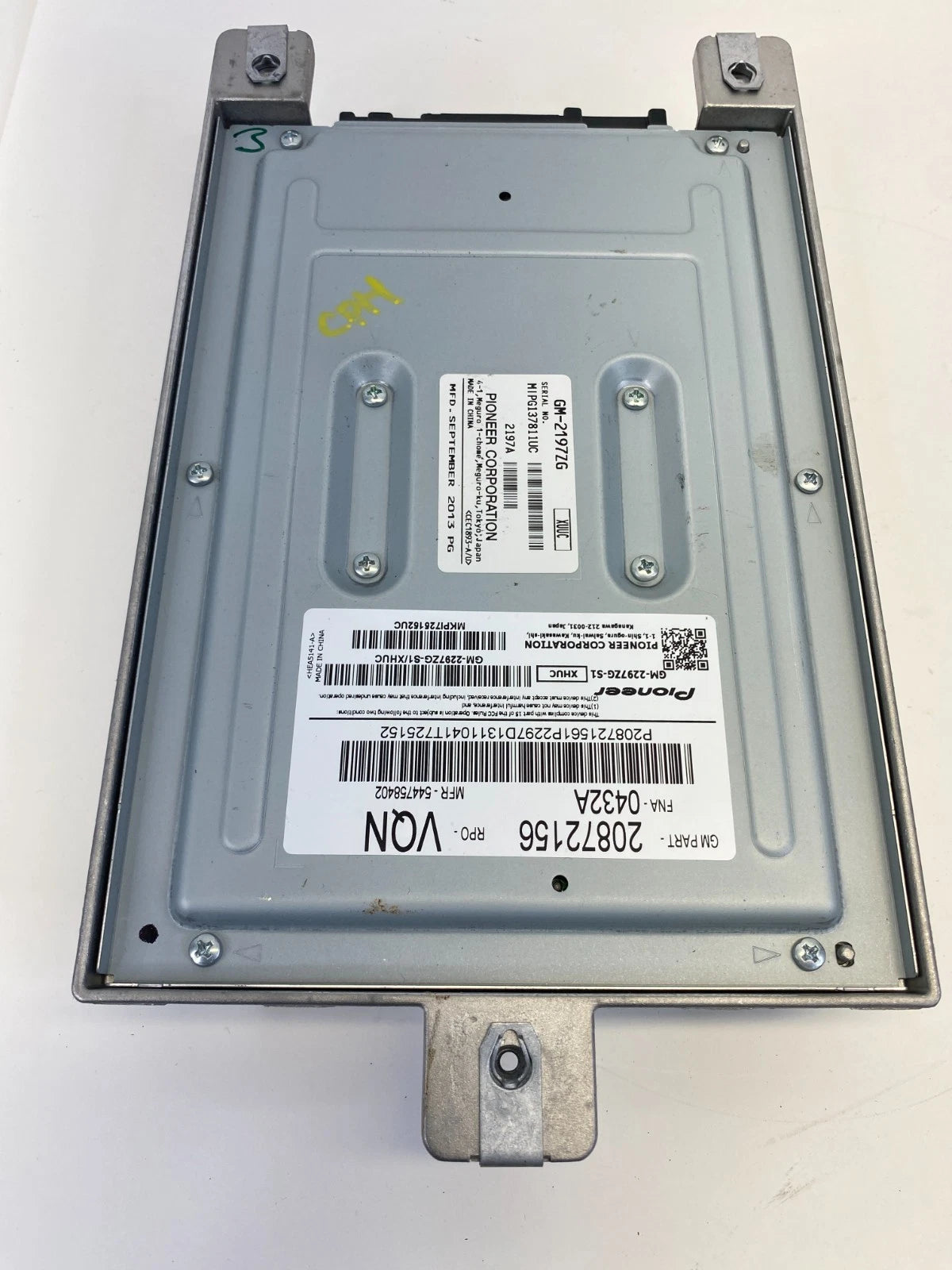 2010-2015 CHEVROLET EQUINOX GMC TERRAIN RADIO AUDIO AMPLIFIER 20872156 OEM