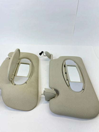 2011-2014 MINI COOPER S SUN VISOR BEIGE SET FRONT LEFT RIGHT & SIDE LATERAL OEM