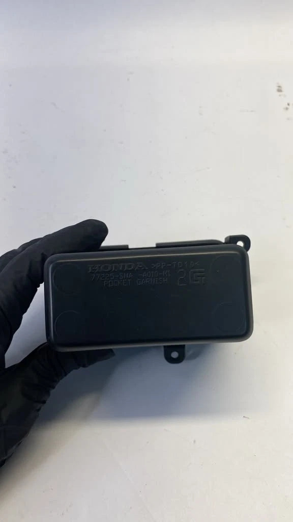 06-11 HONDA CIVIC LEFT DASH SIDE LOWER PANEL CUBBY POCKET TRAY STORAGE BEZEL OEM