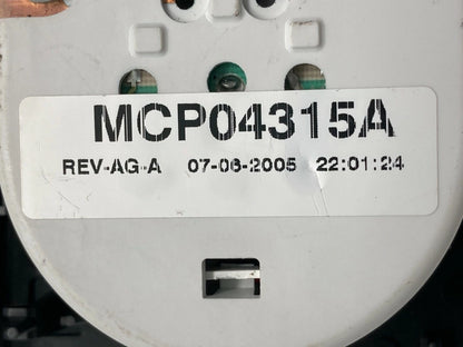 2004-2009 DODGE DURANGO REAR AC CLIMATE CONTROL TEMPERATURE SWITCH MCP04315A