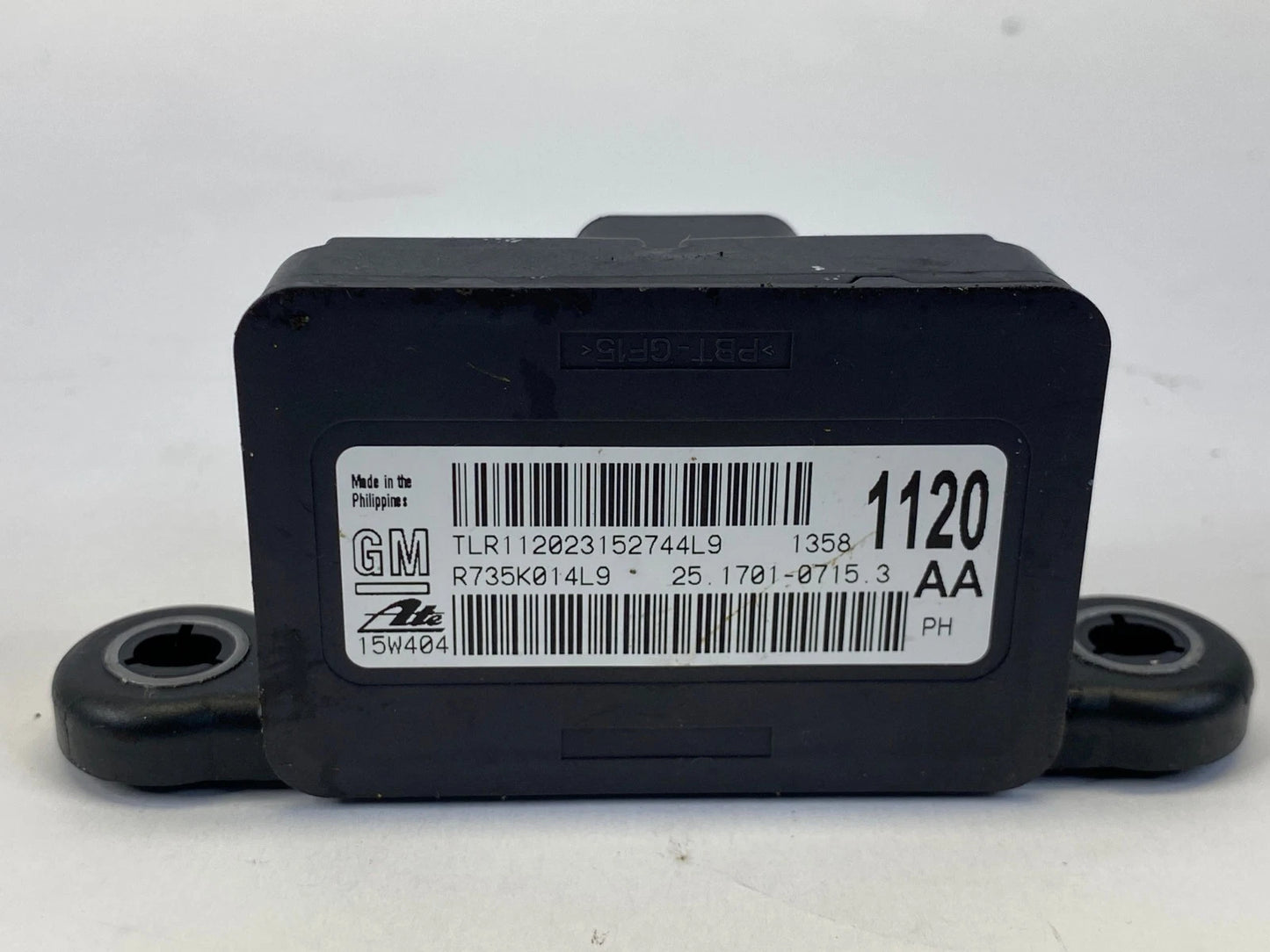 2010-2017 CHEVROLET EQUINOX YAW RATE STABILITY SENSOR FRONT OEM FACTORY 13581120