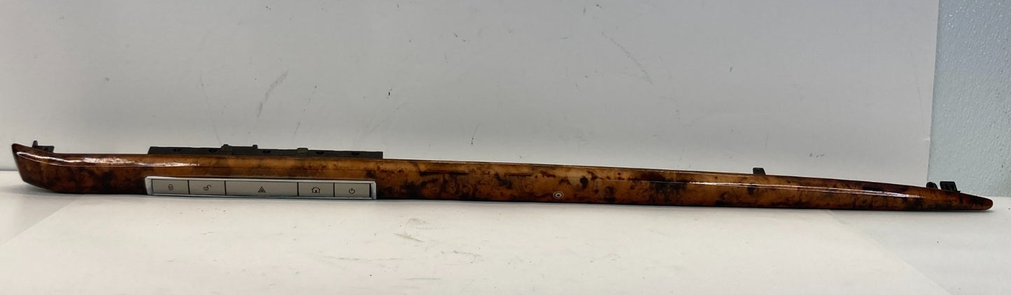 09-11 Jaguar XF Dash Hazard Light Lock Control Switch W/ Wood Bezel BX23045K16AB