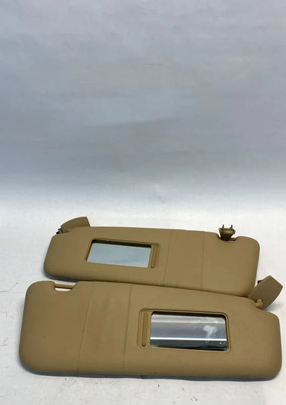 2004-2007 BMW 525I 530I FRONT LEFT RIGHT SUN VISOR SUNSHADE SHIELD PAIR SET OEM