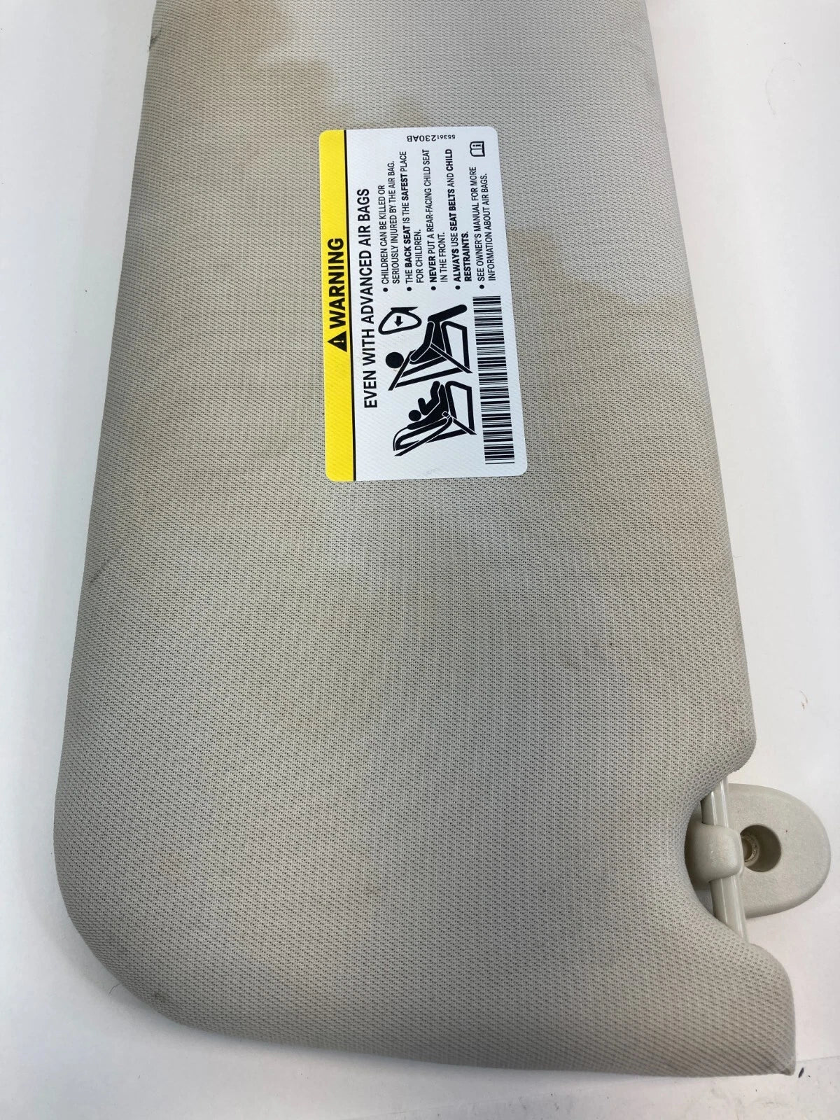2007-2011 DODGE NITRO ROOF RIGHT PASSENGER SIDE SUN VISOR SHADE W/ MIRROR OEM