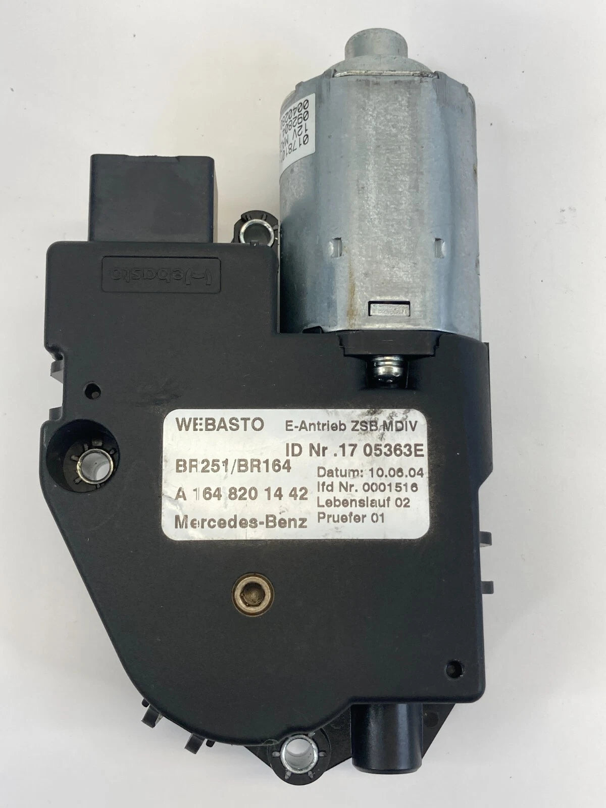 2006 2007 MERCEDES ML500 2003-2011 ML350 SUNROOF MOTOR ASSY 164-820-14-42