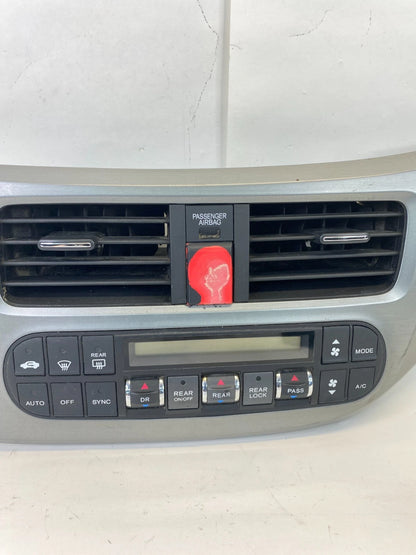 05-10 HONDA ODYSSEY DASH CLIMATE CONTROL PANEL A/C VENT W BEZEL 77250SHJA220 OEM