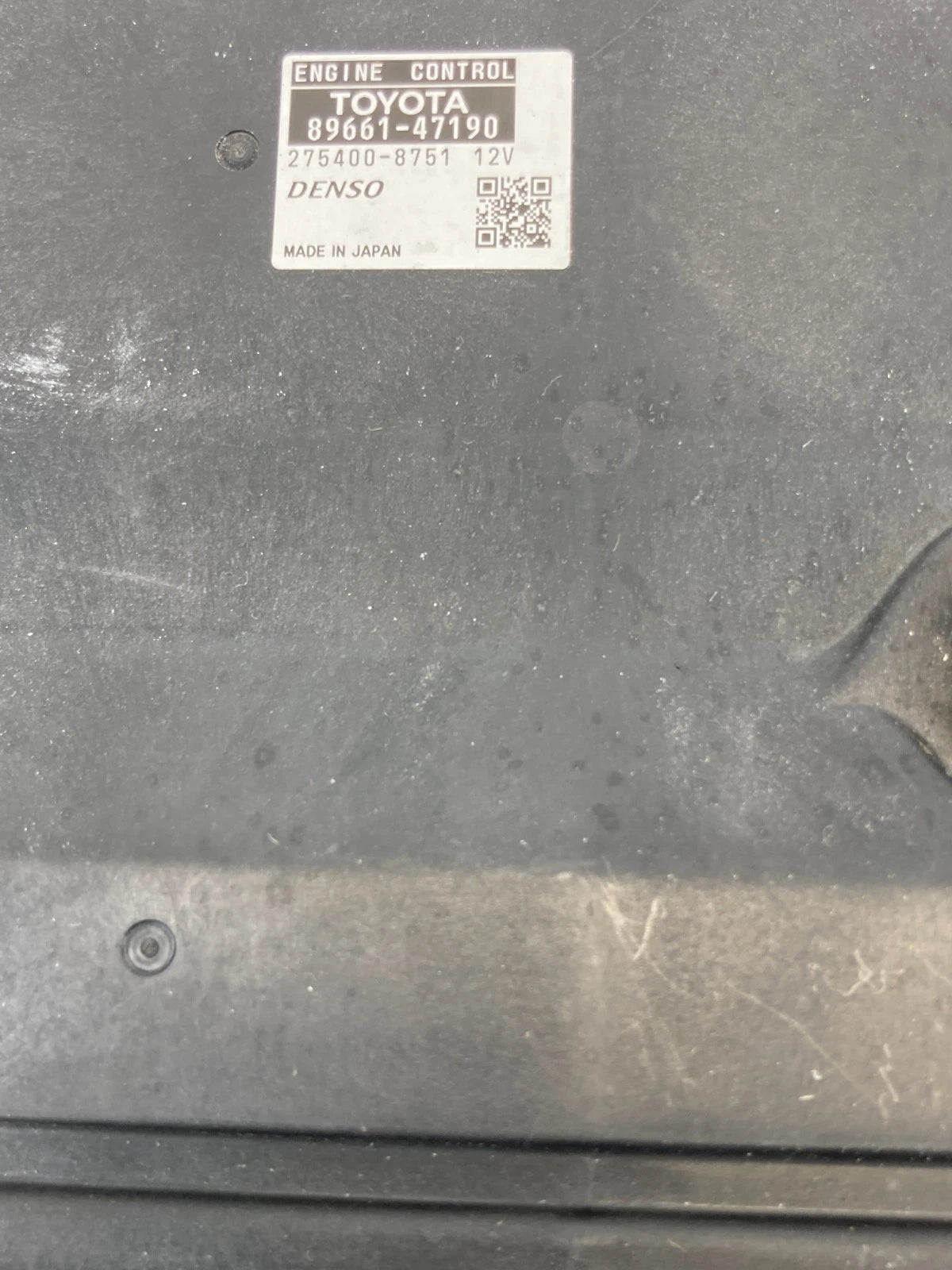 12 13 TOYOTA PRIUS 1.8L L4 ENGINE COMPUTER CONTROL MODULE ECU 89661-47190 OEM