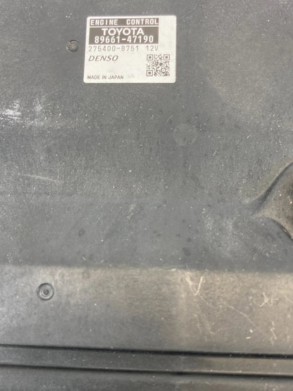 12 13 TOYOTA PRIUS 1.8L L4 ENGINE COMPUTER CONTROL MODULE ECU 89661-47190 OEM