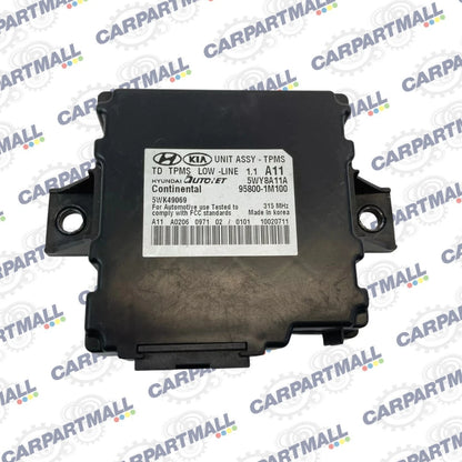 2010 KIA FORTE TIRE PRESSURE MONITOR CONTROL MODULE COMPUTER TPMS 95800-1M100