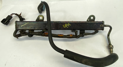 2002-2006 NISSAN ALTIMA 2.5L L4 FUEL RAIL TUBE W 4 FUEL INJECTORS & HARNESS OEM