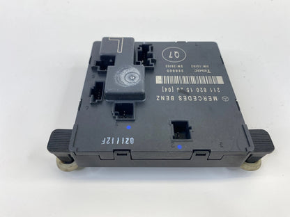 2003-2006 MERCEDES-BENZ E500 REAR LEFT BACK SIDE DOOR CONTROL MODULE 2118201526