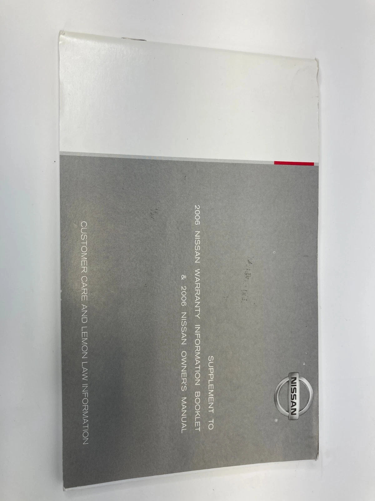2006 NISSAN ALTIMA OWNERS MANUAL INFORMATION GUIDE MAINTENANCE BOOK SET W/ CASE