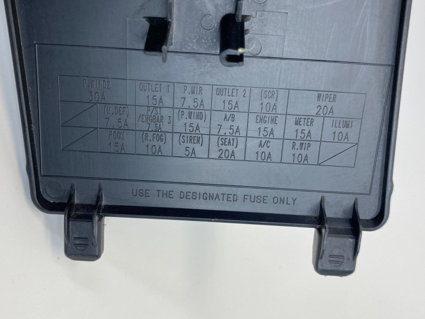 2007-2012 MAZDA CX-7 CX7 INTERIOR FUSE BOX ACCESS DOOR COVER TRIM EH4455551 OEM
