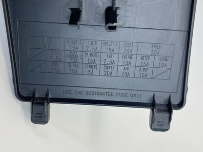 2007-2012 MAZDA CX-7 CX7 INTERIOR FUSE BOX ACCESS DOOR COVER TRIM EH4455551 OEM