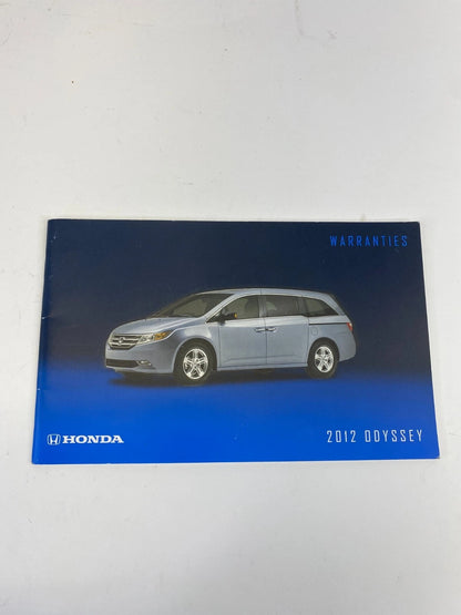 2012 HONDA ODYSSEY OWNERS MANUAL SET W/ CASE TECHNOLOGY GUIDE TOURING ELITE OEM