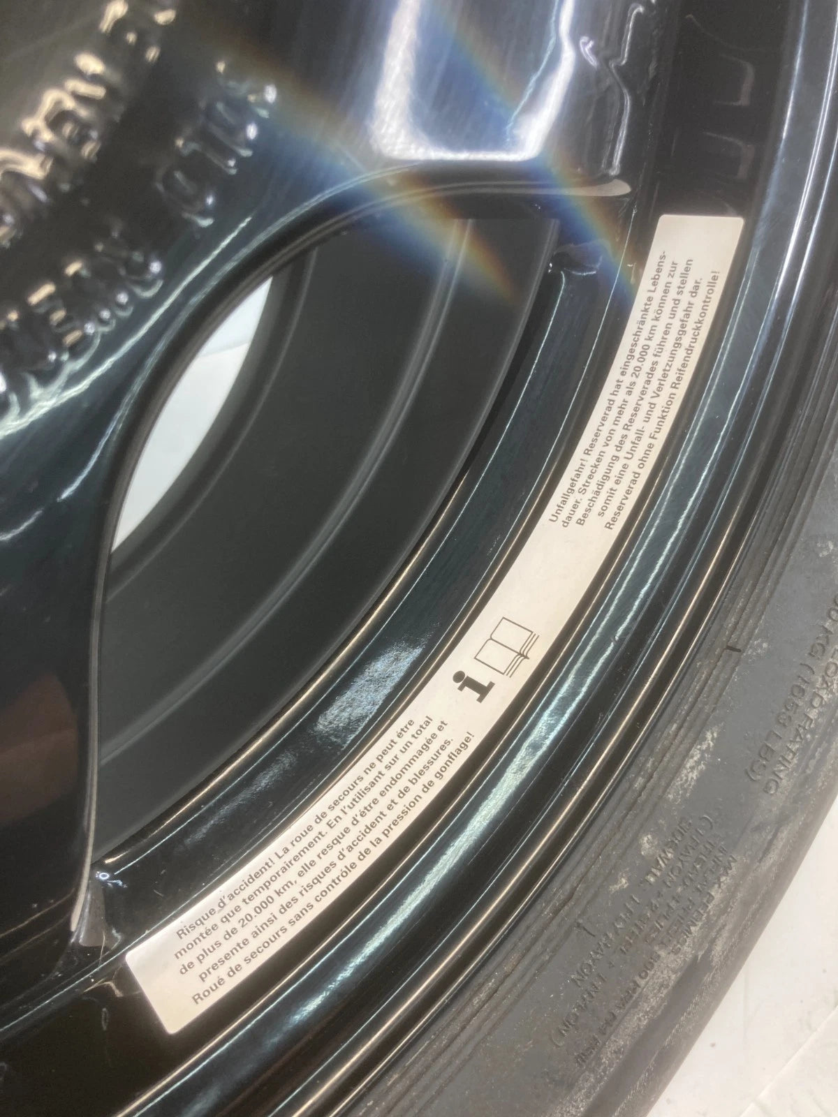 00-06 MERCEDES-BENZ S430 SPARE TIRE WHEEL RIM COMPACT DONUT 225/60R16 98H OEM