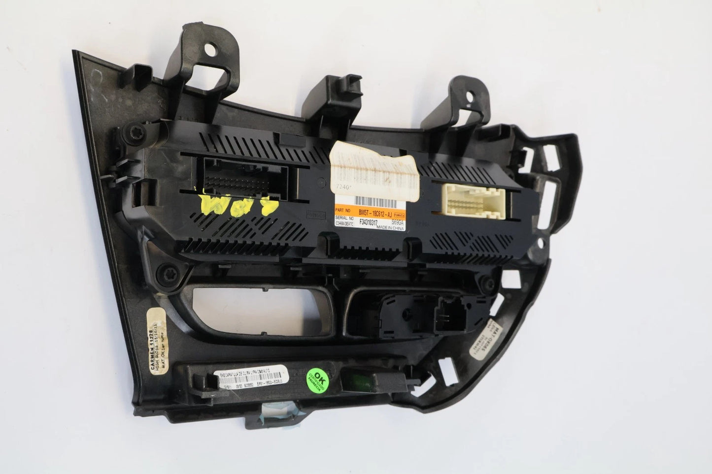 2012 12 FORD FOCUS A/C HEATER TEMP CLIMATE CONTROL SWITCH ASSY BM5T18C612AJ OEM