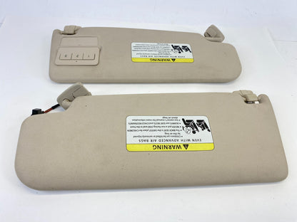 2009-2017 Volkswagen CC Roof Left & Right Sunvisor Set Sun Visor Shade OEM
