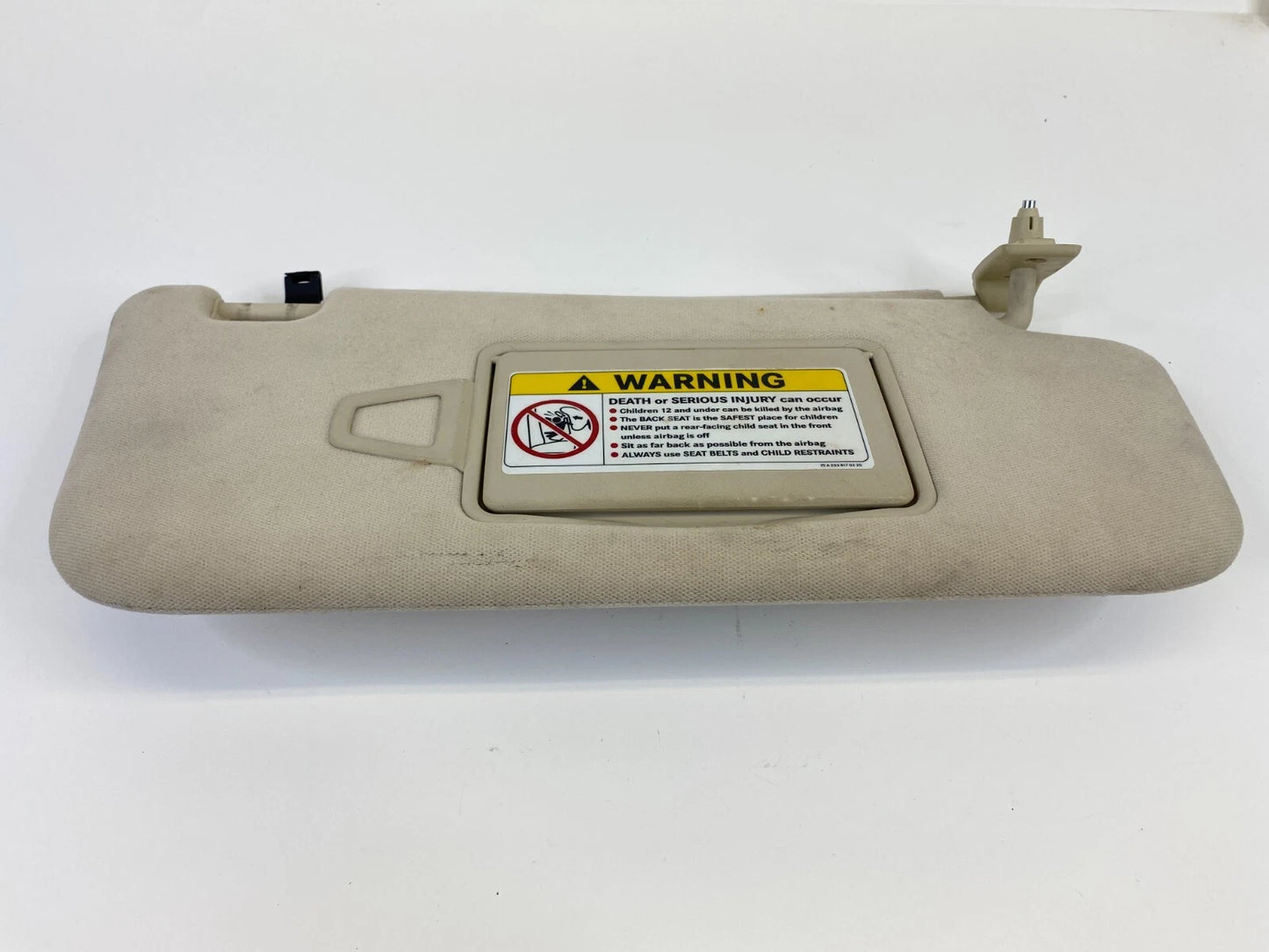 03-06 MERCEDES-BENZ E500 ROOF RIGHT PASSENGER SUNVISOR SUN VISOR SHADE UNIT OEM