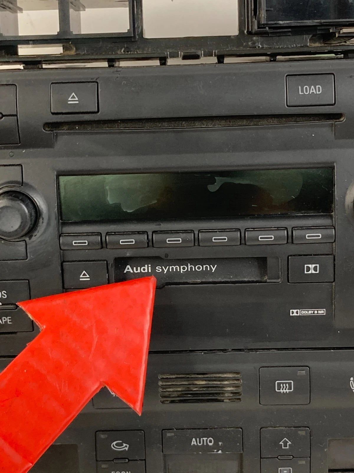 98 99 00 01 02 03 AUDI A6 QUATTRO RADIO & CLIMATE CONTROL FACEPLATE PANEL OEM