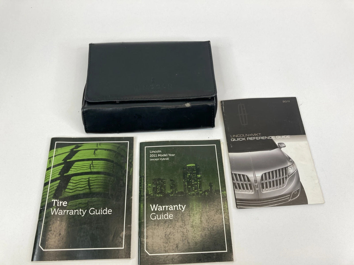 2011 11 LINCOLN MKT QUICK REFERENCE MANUAL WARRANTY GUIDE SET W/ CASE OEM