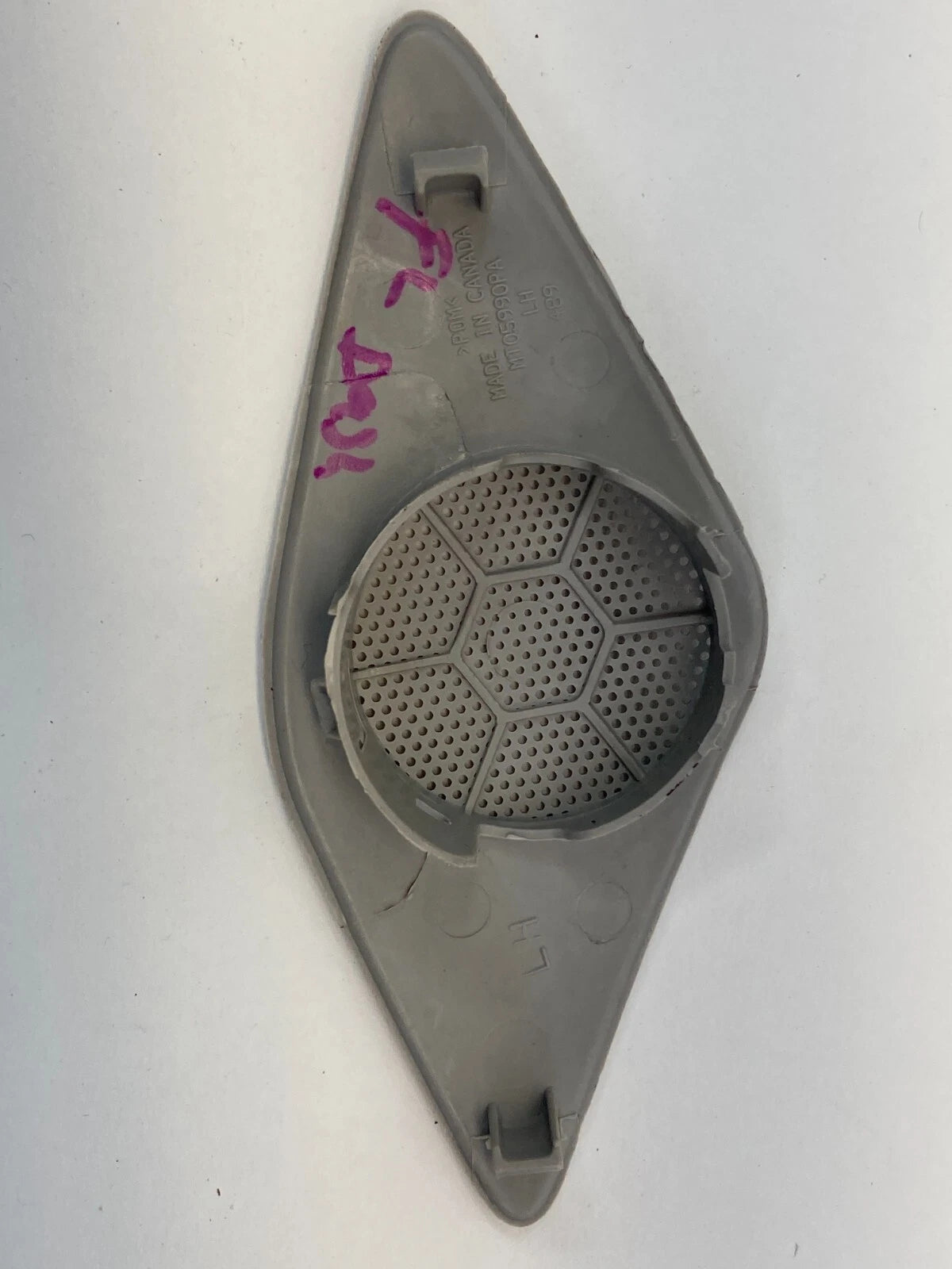 2010-2017 GMC TERRAIN FRONT LEFT SIDE A-PILLAR GARNISH MOLDING SPEAKER GRILLE