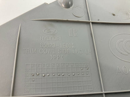 2007 2008 Hyundai Accent Left Driver Side Cowl Trim Cover Panel 85823-1E001 OEM