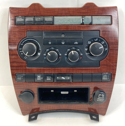 2005-2007 JEEP GRAND CHEROKEE A/C HEATER CLIMATE CONTROL PANEL BEZEL 56050093AC