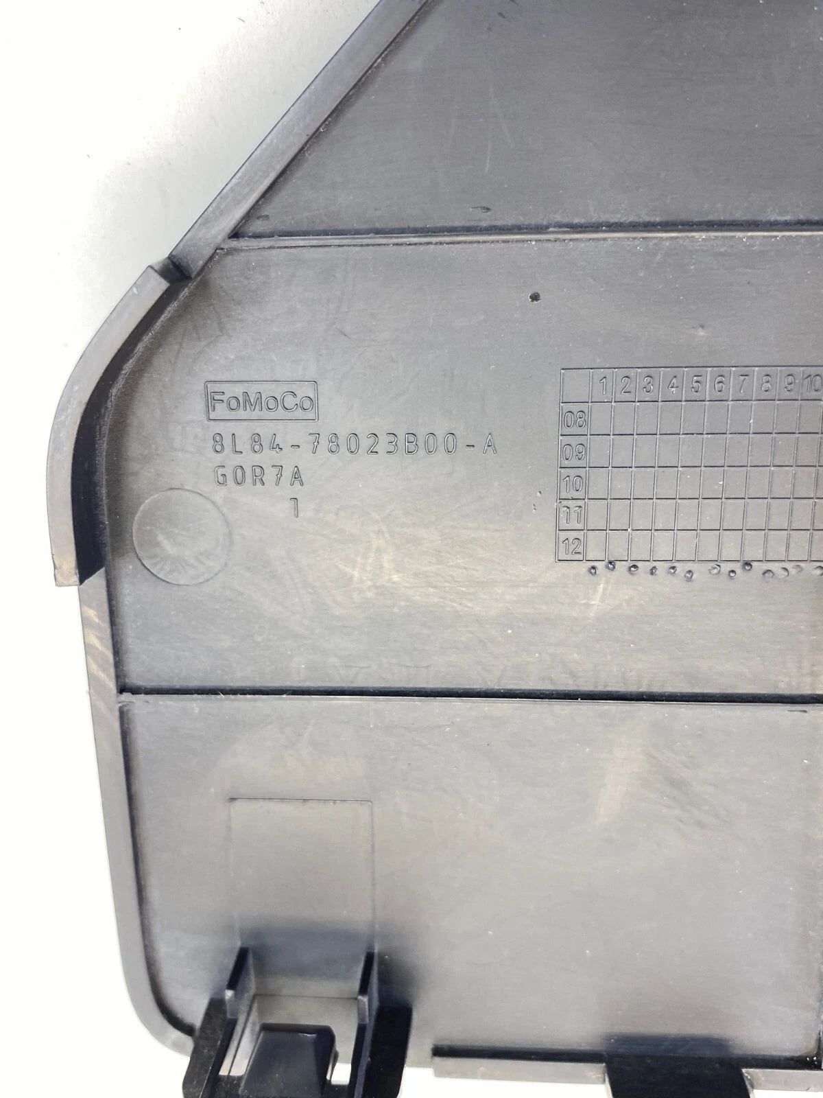 08-12 FORD ESCAPE INTERIOR FUSE BOX PANEL COVER TRIM PANEL 8L84-78023B00-A OEM