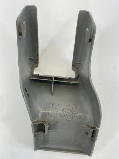 2006-2008 LEXUS RX400H RIGHT SEAT TRACK REAR INNER COVER TRIM CAP 72138-48020