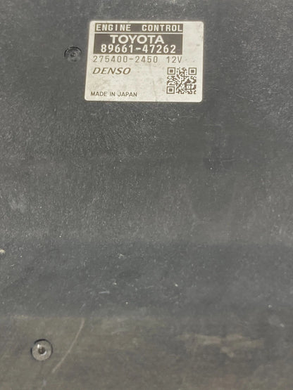 2010 TOYOTA PRIUS 1.8L AT ENGINE COMPUTER CONTROL MODULE ECM ECU PCM 89661-47262
