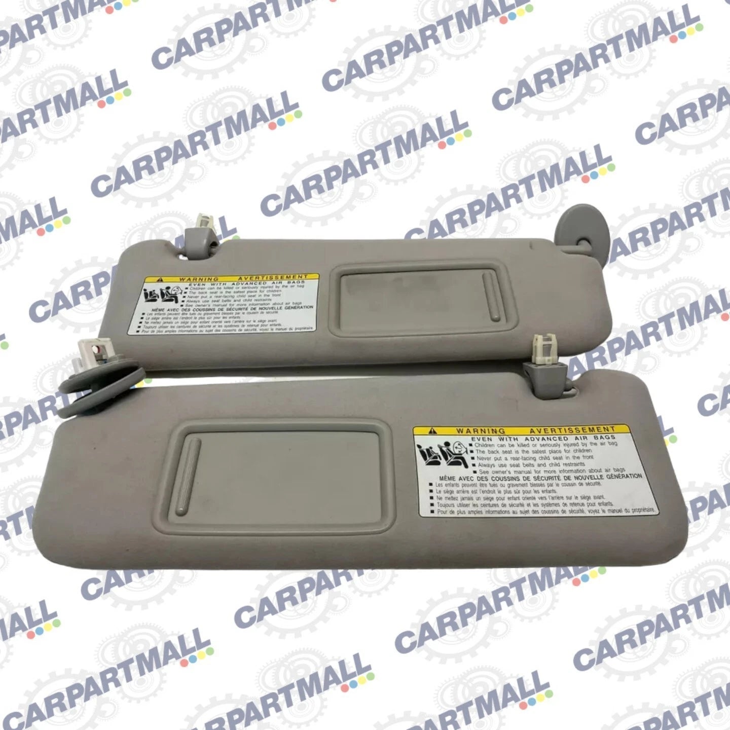 2007-2009 LEXUS ES350 SUNVISOR LEFT & RIGHT SUN VISOR SUNVISOR SET PAIR OEM