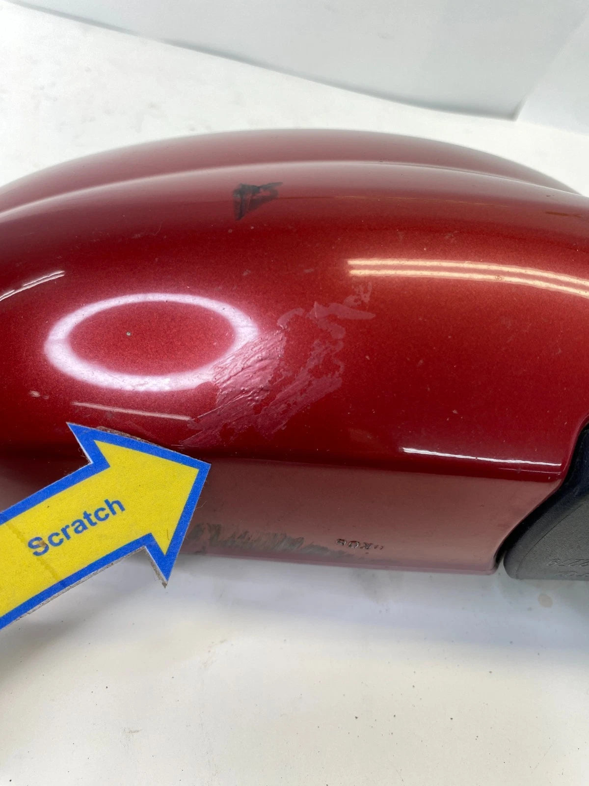 2007-2011 CHEVROLET AVEO5 RIGHT SIDE VIEW POWER DOOR MIRROR RED E4012279 OEM