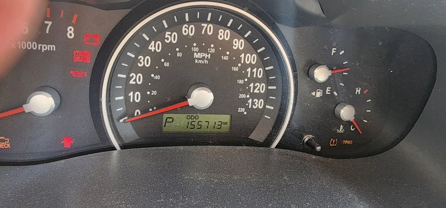 08-10 KIA SEDONA SPEEDOMETER INSTRUMENT CLUSTER GAUGES 94001-4D327 155K MILES
