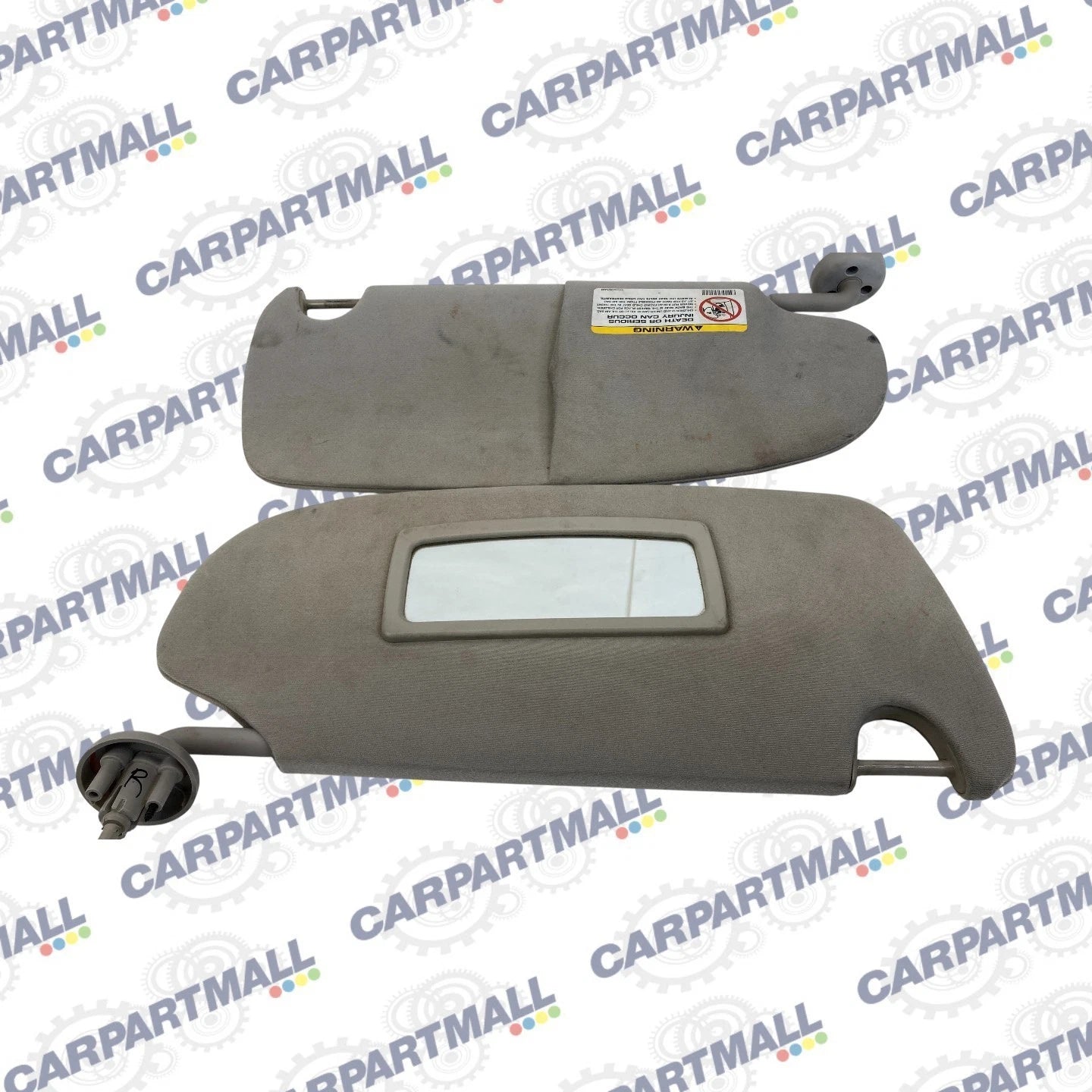 2002-2005 DODGE RAM 1500 ROOF LEFT & RIGHT SUNVISOR SUN VISOR SHADE PAIR OEM