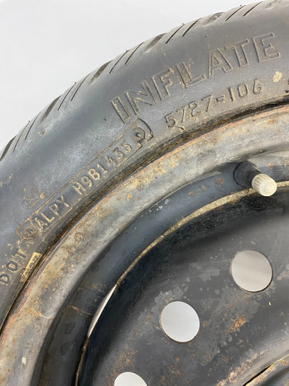1986-1991 CADILLAC SEVILLE EMERGENCY SPARE TIRE RIM COMPACT DONUT T125/70D15