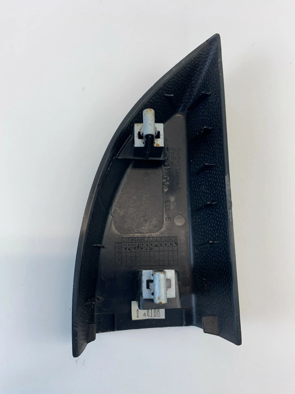 07-09 DODGE CALIBER FRONT LEFT DRIVER SIDE DOOR INNER MIRROR CORNER COVER TRIM