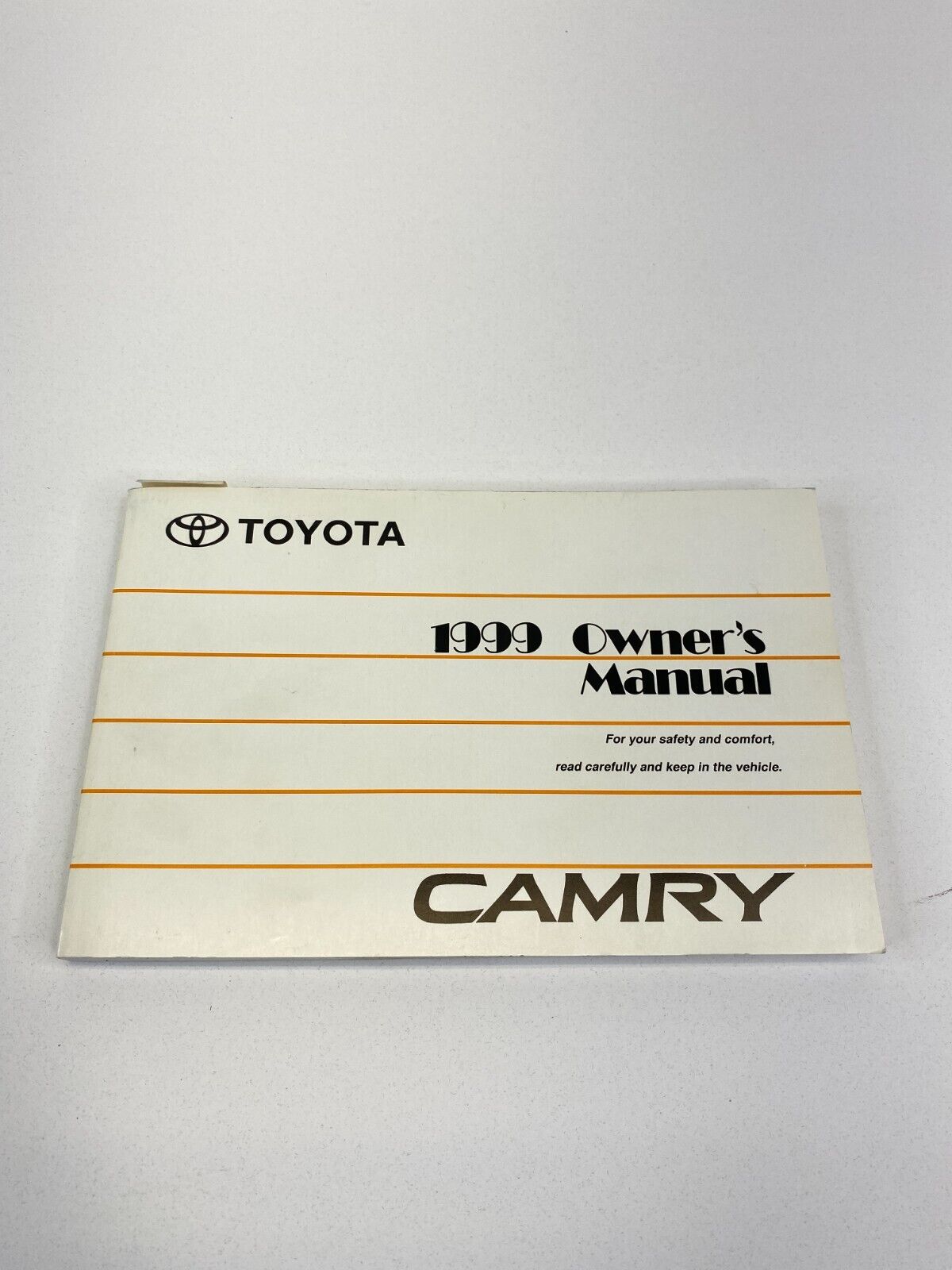 1999 99 Toyota Camry CE Sedan Owner's Manual Guide Book & Supplement OEM