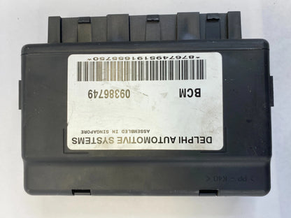 2000 2001 PONTIAC SUNFIRE 2.2L L4 A/T BODY CONTROL MODULE UNIT BCM 09386749 OEM