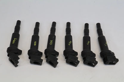 07-18 BMW 650I 2008 535XI DIRECT IGNITION IGNITER COIL SET OF 6 OEM 0221504470