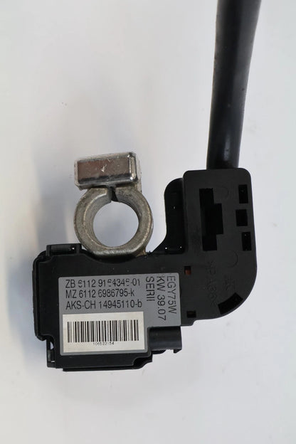 2008 BMW 535XI 08-10 535I RR TRUNK NEGATIVE BATTERY CABLE SENSOR 61129164346 OEM