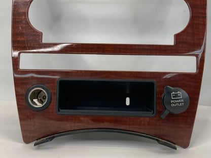 2005-2007 JEEP GRAND CHEROKEE INSTRUMENT PANEL BEZEL W/ POWER OUTLET X35008103
