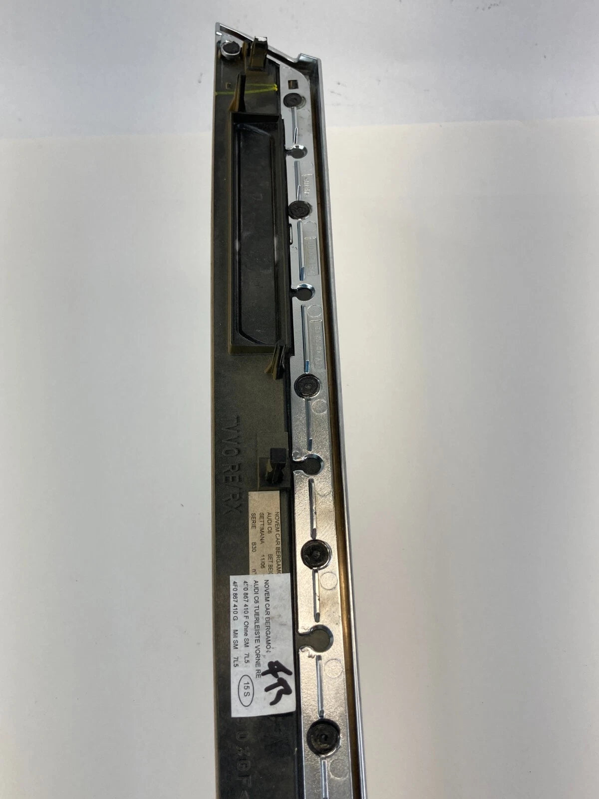 2005-2011 AUDI A6 QUATTRO FRONT RIGHT SIDE DOOR TRIM MOLDING BEZEL 4F0867410F