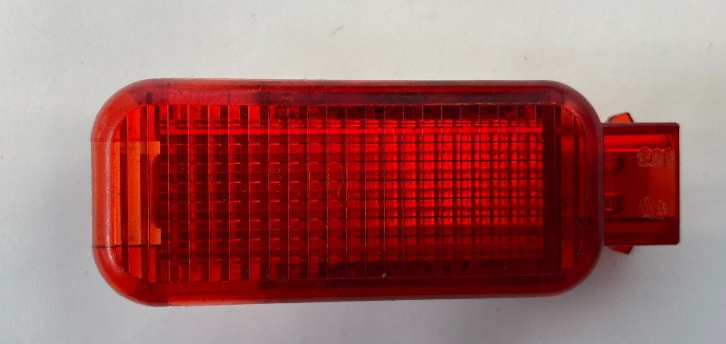 2006-2011 Audi A6 Rear Left Side Door Panel Warning Light Lamp Red OEM