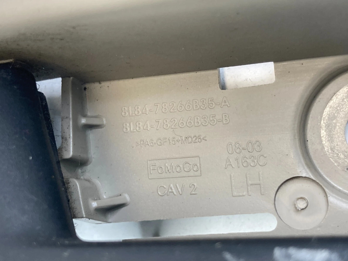 2008-2012 FORD ESCAPE MERCURY MARINER REAR LEFT INTERIOR INNER DOOR HANDLE OEM