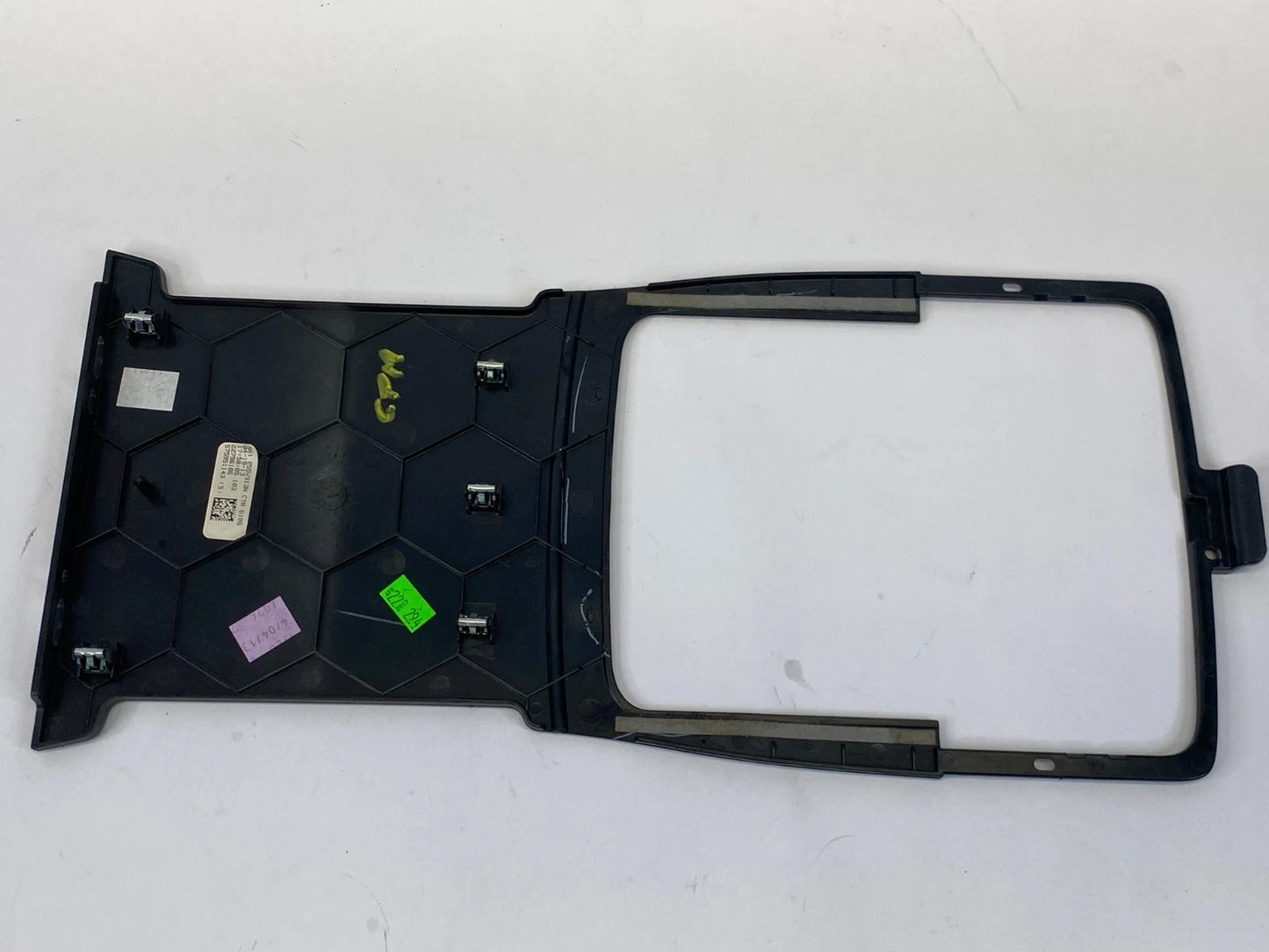 2013-2015 CHEVROLET TRAVERSE FLOOR CENTER CONSOLE UPPER TRIM PLATE BEZEL 1615749