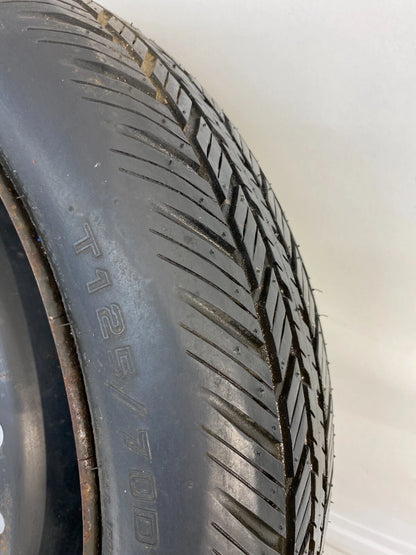 1986-1991 CADILLAC SEVILLE EMERGENCY SPARE TIRE RIM COMPACT DONUT T125/70D15